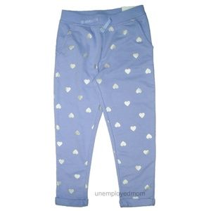 Purple Hearts Girls Pants French Terry